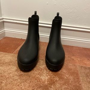 Black booties